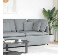 RMIHSJG Modulo angolare modulare per divano con cuscino grigio chiaro 100 cm - Imbottitura morbida e struttura in metallo stabile per un comfort duraturo e una flessibilità modulare nella tua zona