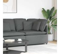 RMIHSJG Modulo angolare modulare per divano con cuscino grigio scuro 100 cm - Imbottitura morbida e struttura in metallo resistente per un comfort duraturo e una flessibilità modulare nella tua zona