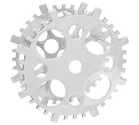 RMIHSJG Scaffale per vino argento, 39 x 14 x 39 cm, in alluminio, design moderno, per ristorante, cucina, sala da pranzo, elegante telaio in alluminio, durevole, salvaspazio, intelligente