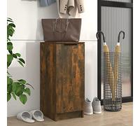 RMIHSJG Scarpiera da 30 x 35 x 70 cm, in legno con porta e ripiani per organizzare e proteggere la polvere, piastra superiore stabile per decorazioni, supporto da parete incluso