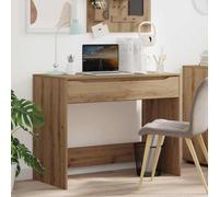 RMIHSJG Scrivania Quercia Artisan 100x50x78cm Materiale legno con ampia superficie di lavoro ed estetica minimalista per ufficio moderno e home office, robusta stabilità, liscio