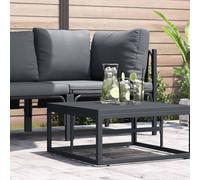 RMIHSJG Set di 4 pezzi di divano per esterni, struttura in acciaio, 70 x 70,5 x 32 cm, resistente alle intemperie, verniciato a polvere, modulare, flessibile, terrazza, relax moderno