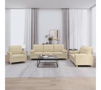 RMIHSJG Set per divano durevole realizzato in tessuto resistente con struttura robusta, comodi cuscini e proprietà traspiranti per il soggiorno