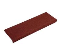 RMIHSJG Tappetini autoadesivi per gradini, 15 pezzi, 65 x 21 x 4 cm, colore rosso bordeaux, bordi rettangolari, antiscivolo, per ridurre il rumore, per un sicuro e decorativo