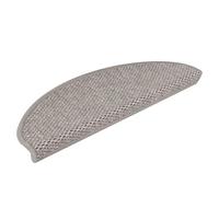 RMIHSJG Tappetini autoadesivi per gradini, effetto sisal, 30 pezzi, 65 x 21 x 4 cm, colore argento, antiscivolo, per la sicurezza e la decorazione, lavabili, fonoassorbenti,