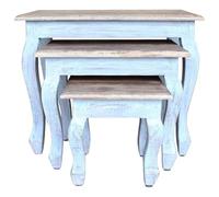 RMIHSJG Tavolino da bar per esterni, piccolo tavolino da giardino, da bistrò, per esterni, set da 3 pezzi, in legno di mogano massiccio, per esterni, piscina, giardino, campeggio