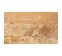 RMIHSJG Tavolo in legno massello rettangolare, 50 x 20 x 3,8 cm, in legno di mango, per il rinnovamento e la costruzione di mobili fai da te, robusto tavolo con design rustico, facile da pulire