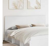 RMIHSJG Testiera bianca 200 cm Materiale legno Testiera moderna per camera da letto con design minimalista e superficie liscia come supporto per la schiena stabile per letto