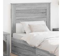RMIHSJG Testiera grigia Sonoma 100 cm in legno per camera da letto dal design minimalista Questa sottile testiera grigia realizzata in legno di alta qualità dona al tuo