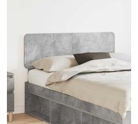 RMIHSJG Testiera in cemento grigio 135 cm Materiale in legno Testiera moderna con telaio in legno per camera da letto Facile da montare e curare Supporto funzionale per la schiena minimalista