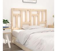 RMIHSJG Testiera in legno massello di pino 145,5 x 4 x 100 cm con design a doghe per camera da letto moderna, effetto rustico in legno naturale, stabile supporto per la schiena per il massimo comfort