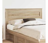 RMIHSJG Testiera Sonoma Rovere 150 cm Materiale legno dal design minimalista e struttura robusta per uno stile contemporaneo della camera da letto, incluso pannello posteriore pronto per un elegante