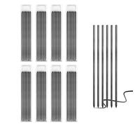 RMIVEGLIA 48 pezzi mine 2,8 mm per matita da carpentiere, HB, infrangibili, durevoli, ideali come mine matita da cantiere per disegni precisi.