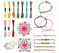 RMIVEGLIA Set di elastici loom colorati con istruzioni, kit braccialetti creativo per bambine. Perfetto per braccialetti fai da te per bambini e come regalo divertente.