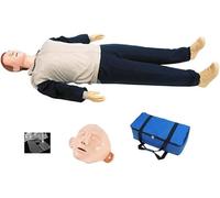 RMJEZTQD Manichino Medico Professionale for l'assistenza ai pazienti, manichino for addestramento alla rianimazione cardiopolmonare (Corpo Intero) for Adulti, Modello didattico di Primo Soccorso