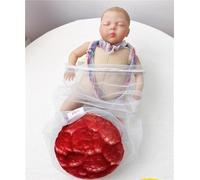 RMJEZTQD Simulatore di Modello for la Formazione in ostetricia, simulatore di Parto feto/cordone ombelicale/Placenta, for Comunicazione e Istruzione con i pazienti di ostetricia e ginecologia.(B)