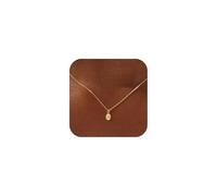 RMMD Collana in oro con lettere per donne e ragazze - Collana da donna placcata oro 18 carati, con lettere dalla A alla Z, collana in oro personalizzata, da donna, idea regalo per donne e ragazze