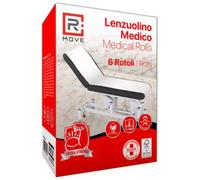 RMove 1 Conf. da 6pz 60 cm x 60 m Lenzuolino Medico 2 Veli Pura Cellulosa