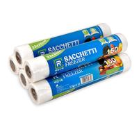 RMOVE 750 Sacchetti per Freezer X5 Pack, Conservazione Alimenti e Resistenza al Gelo e Ermeticità 5 rotoli da 150 sacchetti (23x32cm (5 confezioni))