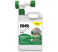 RMR House and Siding Wash-Remover di macchie esterne di livello commerciale per muffa e bottiglia da 64 once da 64 once con adattatore di end-end