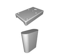 RMR Mount for ICS BLE-XAE Airsoft Gun - Red Dot Sight Adapter Compatible GBB