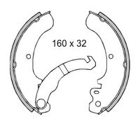 Rms Classic Pattini Dei Freni Piaggio Ape 50cc 225120220