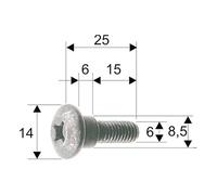 Rms Classic Vite Piaggio/gilera 298086/575249 10 Unità