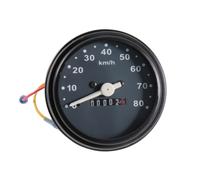 RMS Contachilometri Scala 80 Km/h Cornice Nera Piaggio VESPA 50 - 125 PK - PK S