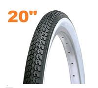 RMS Copertone/Pneumatico Bici 20 x 1.75 GRAZIELLA - MTB - Epoca Bianco/Nero