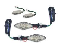 RMS COPPIA FRECCE A LED OMOLOGATE E11 NERE UNIVERSALI MOTO