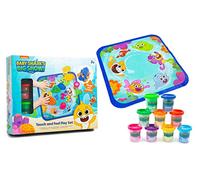 Rms International Baby Shark's Big Show - Touch and Feel Playmat and Dough Playset per bambini e ragazzi ragazze sensoriali Fidget Toy regalo 3+, Multi