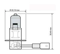 Rms Lampadina H3 12v 55w Pk225 10 Unità