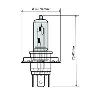 Rms Lampadina H4 12v 35/35 10 Unità