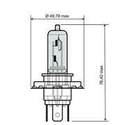Rms Lampadina H4 12v 60/55w 246510052 10 Unità