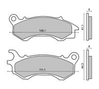 Rms Pastiglie Freno Organiche Honda Pcx 125/150cc 225102780
