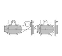 Rms Pastiglie Freno Sinterizzate Kawasaki Versys 650 225101223