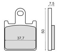 Rms Pastiglie Freno Sinterizzate Kawasaki Z1000 225102943