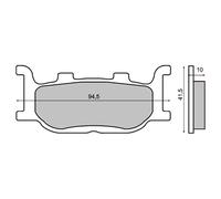 Rms Pastiglie Freno Sinterizzate Yamaha Tdr 125cc 225100413