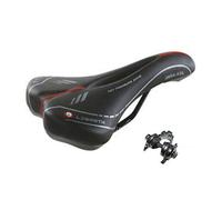 RMS Sella MONTEGRAPPA Liberty Max ANTIPROSTATA Nero Bici Fixed - Scatto - Corsa - MTB + Morsetto