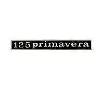 RMS Targhetta posteriore 125 primavera Nameplate 125 primavera