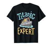 RMS Titanic Expert Funny Retro Cruise Ship Uomini Ragazzi Bambini Maglietta