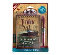RMS Titanic Notebook Pen Set Southampton Cherbourg New York Memorabilia Regalo