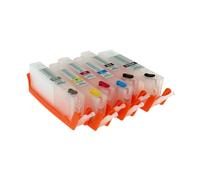 RMXGZQ Cartucce d'inchiostro ricaricabili Confezione da 6 compatibili con PGI-550 CLI-551XL Per MG6350 MG7150 IP8750 MG7550 Con chip ARC