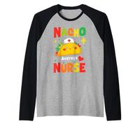 RN Mexican Funny Cinco de Mayo Nacho Average Nurse Maglia con Maniche Raglan