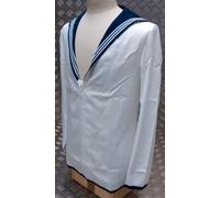 Rn Middy Jumper Classe 2 a C II Bianco British Marinai Divisa Top Tutti Taglie -