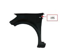 RN3253024 parafango ant sx in plastica-mod cerchio 16'' per Renault Clio 05-12