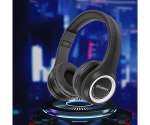 RnemiTe-amo Offerta imperdibile! Cuffie Bluetooth pieghevoli circumaurali, wireless e cablate, compatibili con cellulari e PC, leggere per il massimo
