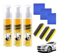 RNGIG Warmtint Powerful Stain Removal Kit, Warmtint Foam Cleaner, Multifunctional Car Foam Cleaner, Foam Cleaner for Car, Car Multifunctional Foam Cleaner, Warm Tint Foam Cleaner (3Pcs)