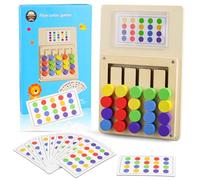 RNHDLY Giochi per malati di demenza, Anziani gioco di occupazione, Giochi di demenza in legno con 12 carte, 5 colori memory, attività di demenza per gli anziani