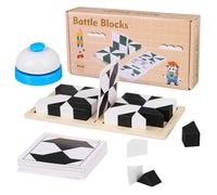 RNHDLY IQ Puzzle a blocchi di legno nascosti con 40 sfide